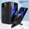 For Samsung Galaxy S26 Ultra Magnetic Case Kickstand Laser Color Changing Anti Drop TPU PC Phone