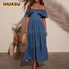 Fashion Summer Spring Solid Color Print Sleeveless Casual Dresses