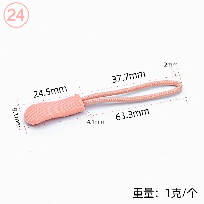20Pcs TPU Environmentally Friendly Zipper Head Replacement Clip Broken Buckle Fixer Zip Cord Bag Suitcase Tent Zipper Head