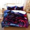 AK47 Knight Academia Anime Duvet Cover Set with Pillow Covers Polyester Teens Kids Bedding Set Full Queen King Size Bed Linen
