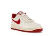 Nike Air Force 1 '07 Sail Gym Red Embroidered Swoosh - FV0392-101