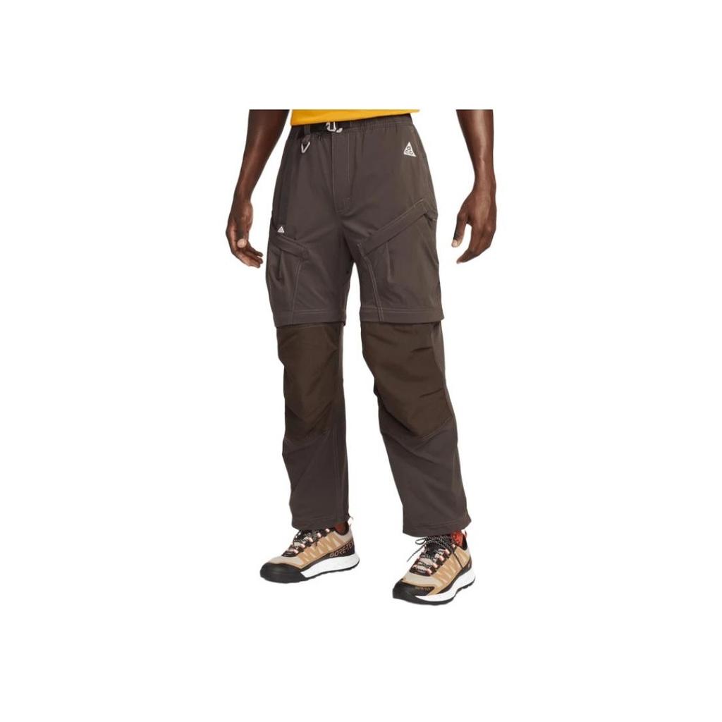 Nike Solid Color Straight Leg Casual Pants Men Bottoms Brown DN3943-220