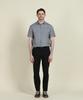 PANICALE Black Slim Fit Cotton Blend Chino Pants