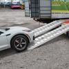 VEVOR Loading Ramps, 2 Pcs 2745 X 380 Mm, Durable Aluminum and Heavy-Duty Trailer Ramp Set with Anti-Slip Plates, 4535.9 Kg Combined Capacity