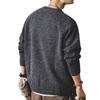 Klassischer Retro-Winterpullover für Herren - Lässiger lockerer Rundhals-Strick, Große Größen erhältlich