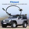 Automatic Transmission Shift Cable Compatible with Jeep Wrangler 3.8L V6 2007-2010 Replacement for 52060164AD 52060164AB 52060164AC 905-603 Shifter