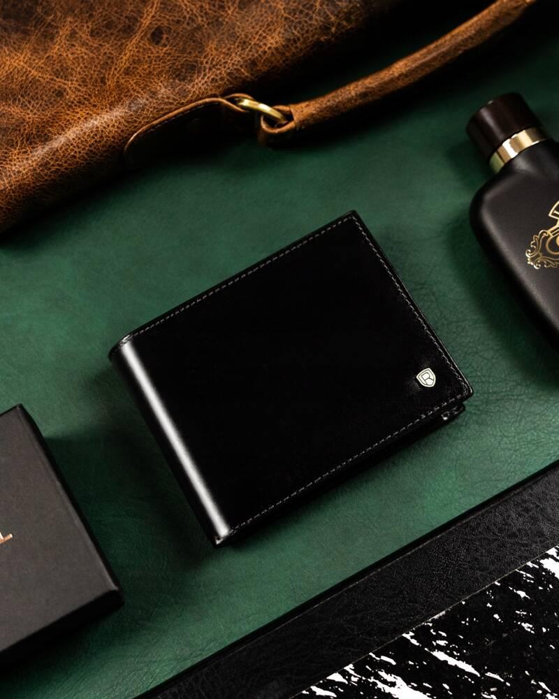Men's Leather Wallet with RFID System - Rovicky