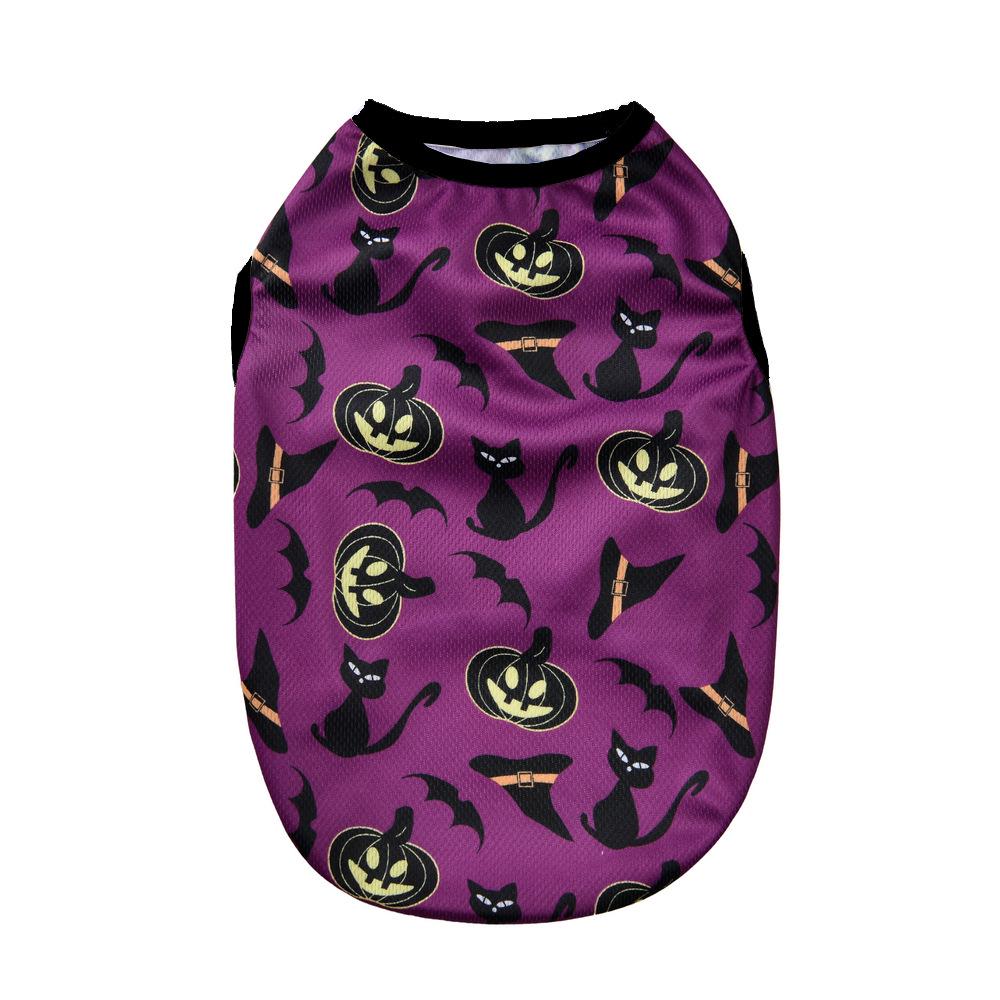 Pet Halloween Summer Vest: Spider, Devil, Pumpkin Designs
