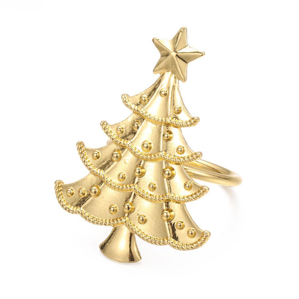 El Sanatları Noel Ağacı Düğün Malzemeleri Masa Dekorasyonu Noel Malzemeleri Peçete Halkası Ağız Halkası