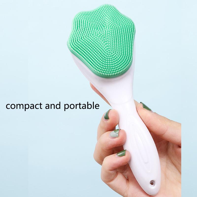 Soft Silicone Face Cleansing Brush Skin Pore Deep Cleansing Remove Dead Skin Cells Facial Clean Brushes Women Skincare Tools