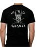 Ci vediamo nel Valhalla. T-shirt Runica Valknut Nordica 100% Cotone Girocollo Manica Corta Casual da Uomo Taglia S-3XL