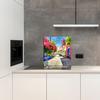 PANEL SZKLANY DO KUCHNI 60x65 Uliczka