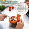 5PCS/SET with Leveler Magnetic Measuring Spoon Stainless Steel Seasoning Spoon Coffee Spoon  Kitchen