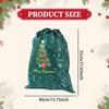 Christmas Drawstring Gift Bag Closure, Versatile Wrapping Pouch, Xmas Treats for