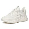 Anta Lingyun Cushioning Slip Resistant Abrasion Resistant Breathable Low Top Sprint Running Shoes Women's White Gray Sneakers 922355540-3