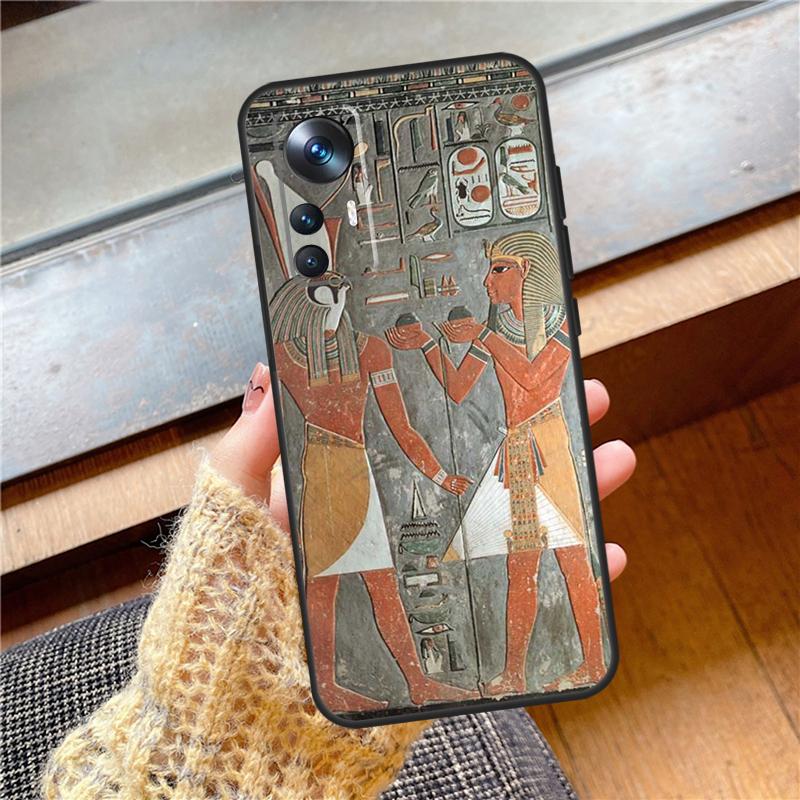 

Egypt Pharaoh Mural Cover For Xiaomi 17 Pro Max 15 14 Ultra 13T 14T 15T Pro POCO X7 X3 X5 X6 Pro F5 F6 F7 Case POCO F6