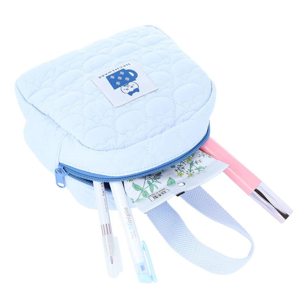 Stationery Chiikawa Quilted Pouch with Hachiware Sun-Star Handle, (S2323567)