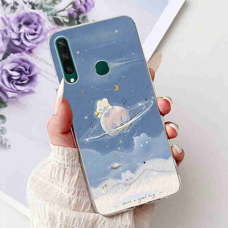 For Huawei Y6p Case Popular Painted Cover Soft Silicone Phone Case For Huawei Y 6p Y6p Y 7p Y7p Back Cover Bumper