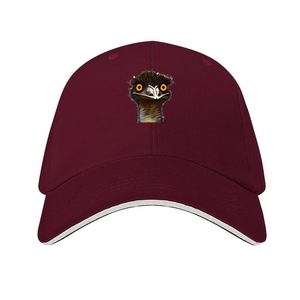 Crazy Emu Baseball Cap Bobble Hat Brand Unisex Cap Funny Hat Unique Hats Luxury Women Unisexs