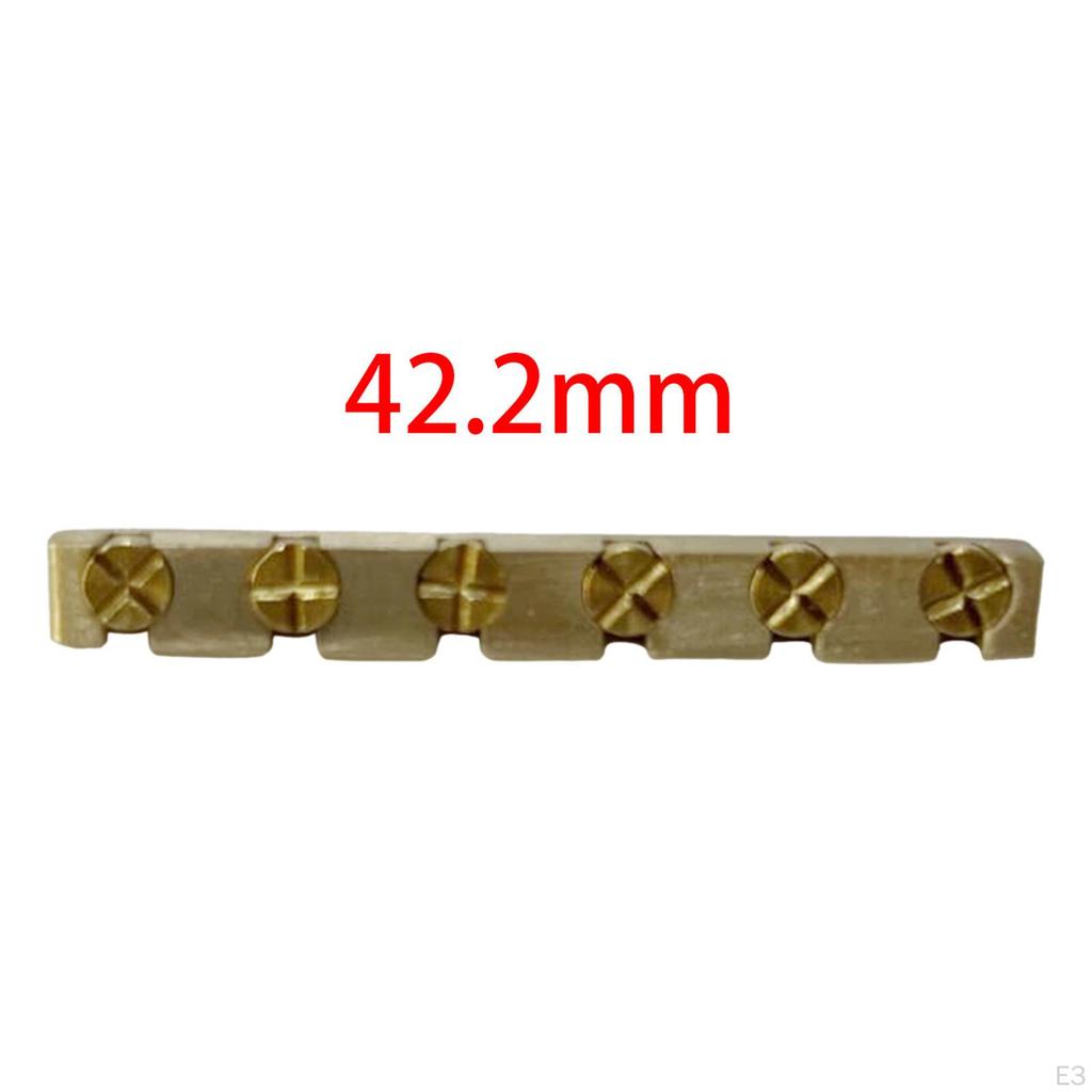 Adjustable Brass Guitar Nut for Electric Guitars - Enhance Your Sound
