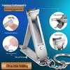 Folding Multifunctional Portable Nail Clippers with Keychain