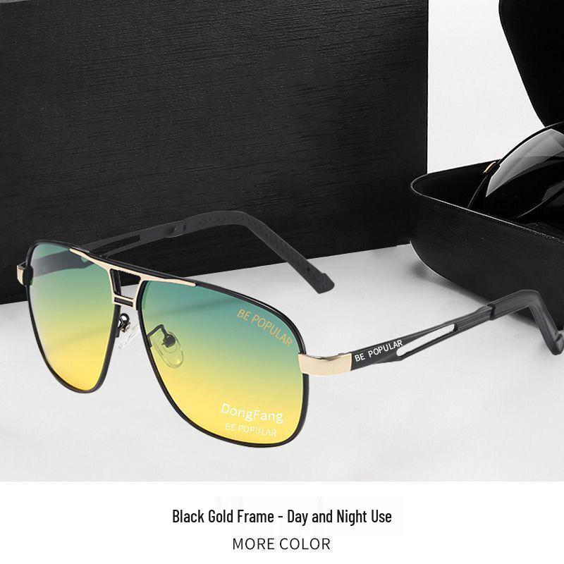Day-Night Polarized Photochromic Sunglasses: Anti-Glare, HD Vision for Fishing & Driving