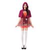 Halloween costume Little Red Riding Hood carnival costume cosplay witch costume broom witch skirt cape