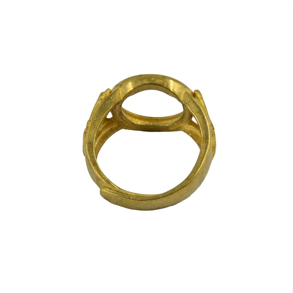 Golden Brass Round Bezel Adjustable Hollow Flower Ring Blank Bases DIY 10mm Golden Brass Round Bezel Adjustable Hollow Flower Ring Blank Bases DIY 10mm