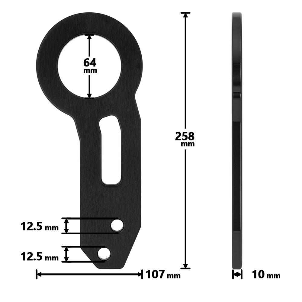 Universal Aluminum Alloy Racing Rear Tow Hook Rear Tow Hook for Honda Civic Benen