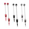1 Pair Bike Skewers Set 100/135mm Titanium Alloy Universal Front Rear Axle Qr Wheel Hub for Mountain