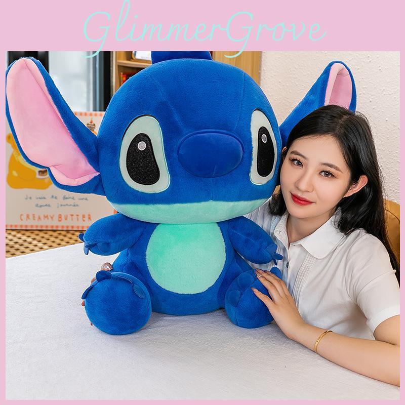 Stitch Plush Toy With Rabbit Fur For Kids Soft Huggable Pillow Gift For Boys