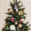 Yousheng DIY Button Christmas Ornament Kit Stacked Colorful Buttons Christmas Snowman/Santa/Angel/Tree Craft Making Set for Holiday Decor