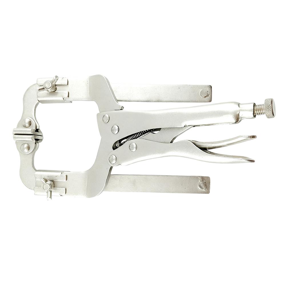 

Locking C-Clamp Telescopic Pliers Welding Workshop CNC Machined Heat Treated Steel Sliding Adjustment Mechanism China Mainland