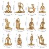 10cm Abstract Art Resin 12 Styles Yoga Poses Figurine Porcelain Lady Statue Home Studio Decor Ornament New Room Decoration