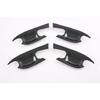 For SsangYong Torres (J100)   Carbon Fiber Style Door Handle Bowl Cover Cup Cavity Trim Ert Catch Molding Garnish