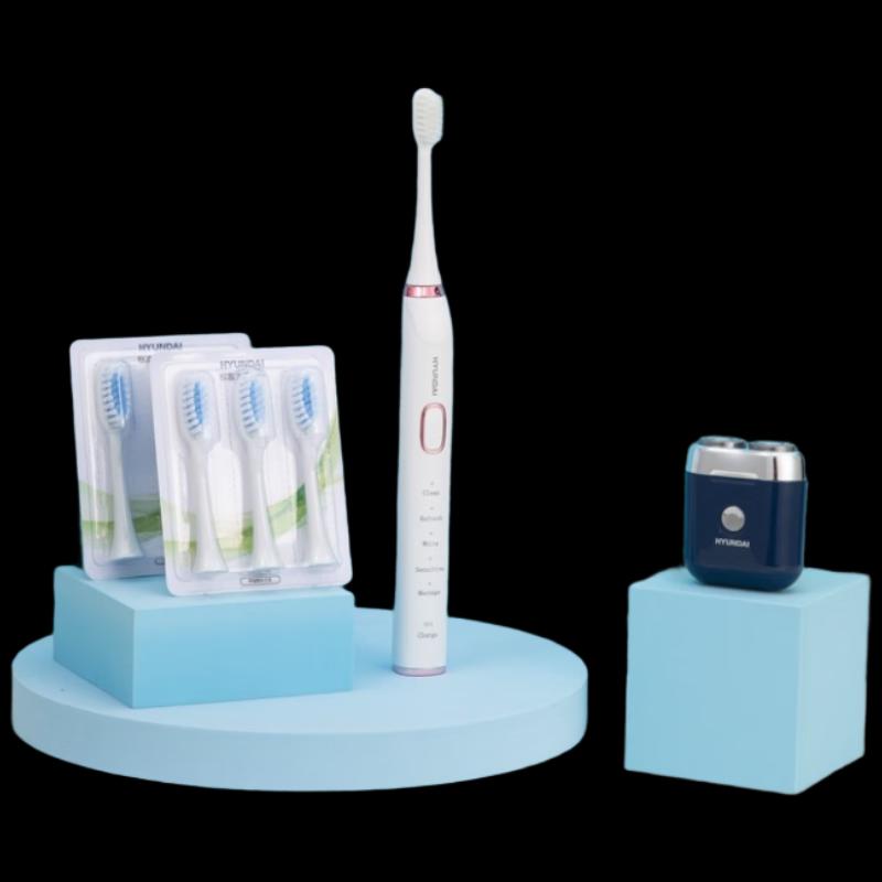 

Деловой набор Hyundai: электрическая зубная щетка и бритва