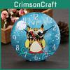 Charming Owl Squirrel Tree Cartoon Wall Clock For Home Nursery Kids Room Decor