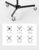 8AMBITFUL Wheeled Light Stand for Live Streaming, Online Classes, and Video Recording with T22 Teleprompter