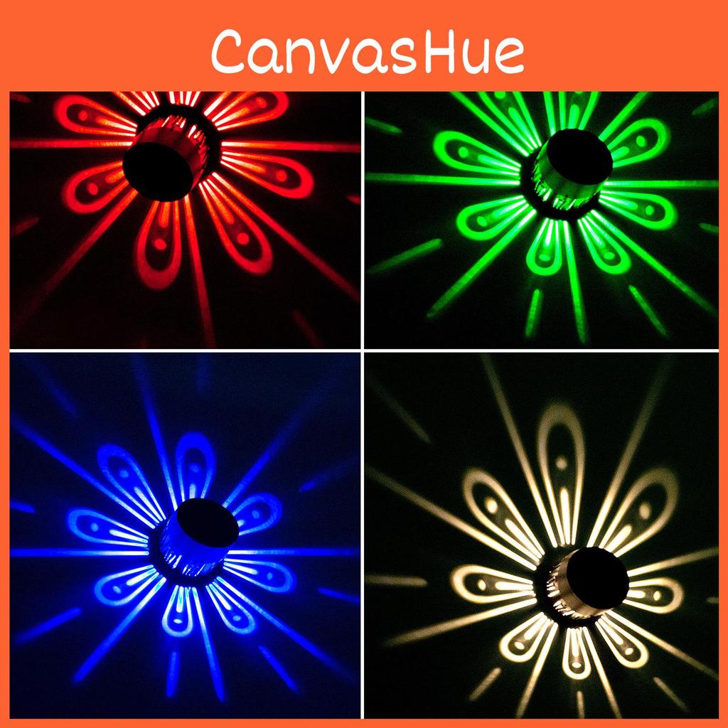 Stylish Solar Shadow Wall Light For Garden Yard Led Outdoor Decoration Peacock Design