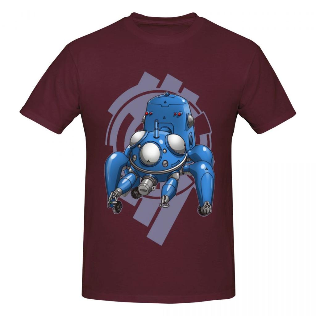 Unisex Ghost In The Shell 2025 T Shirt Vintage Plus Size Cotton Sleeve Custom Tshirt