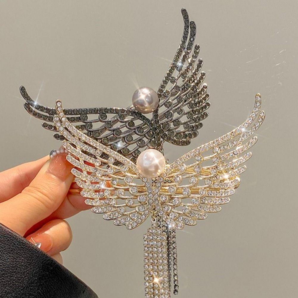 

Блестящие заколки для волос с кисточками и стразами, элегантные заколки для волос для вечеринок