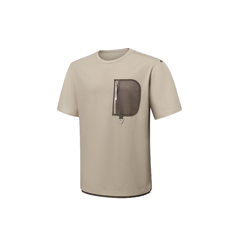 

Under Armour Climbing Series Logo Moisture-Wicking Loose Short Sleeve T-Shirt Men Tops Clay-Gray 14311311-0072 S
