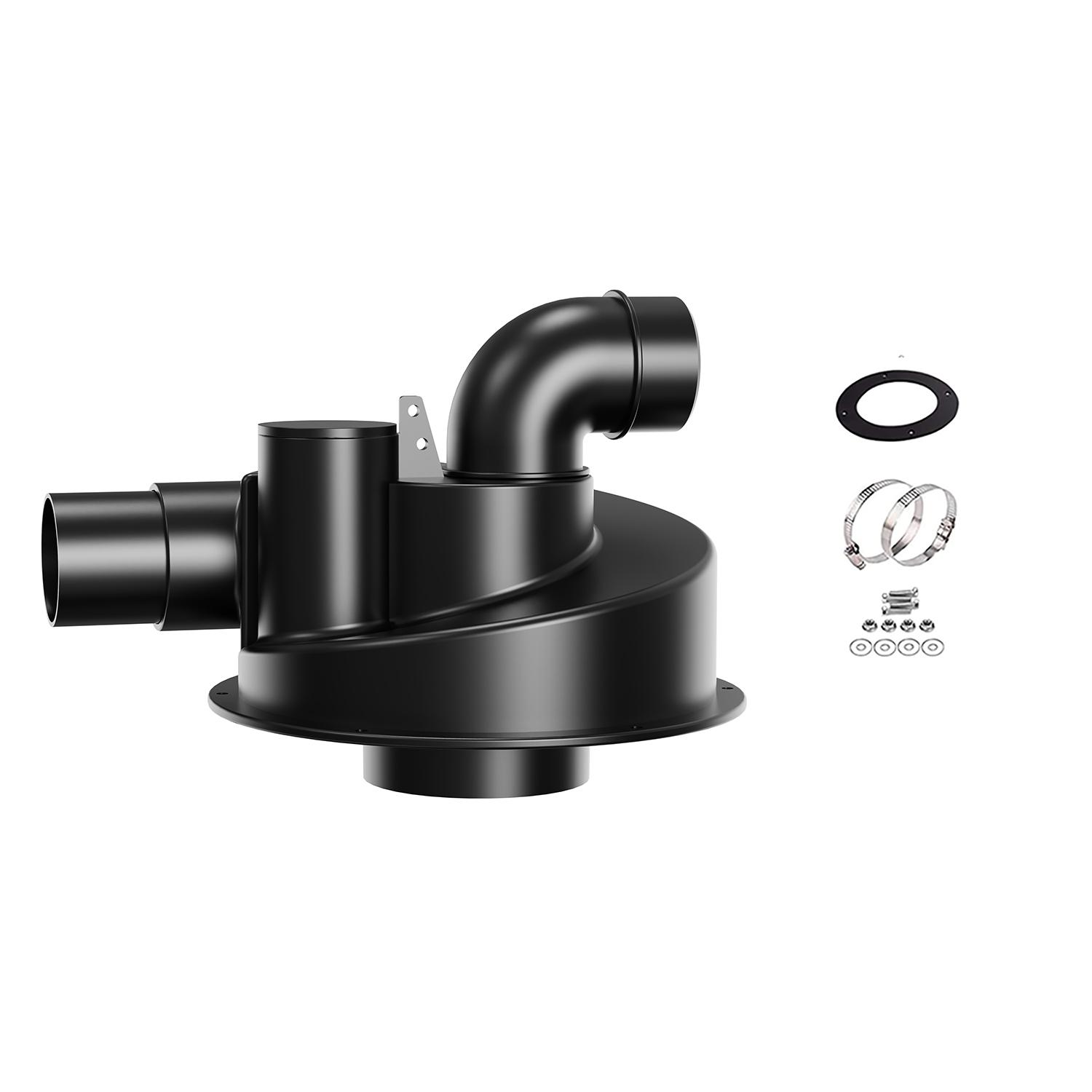 2.5   PEMEDOR Woodworking Double Filtration Cyclone Dust Collector DIY Turbocharged Filter Industrial Separator Dust Collection A