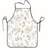 An Apron Featuring a Rabbit And Plant Design, a Perfect Gift for Friends, an Excellent Companion for Home Use, Essential for Baking In The Kitchen, Su