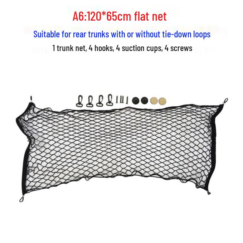 Car Roof Cargo Net for Luggage and Moving - SUV/Truck Tensioner and Binding Cover