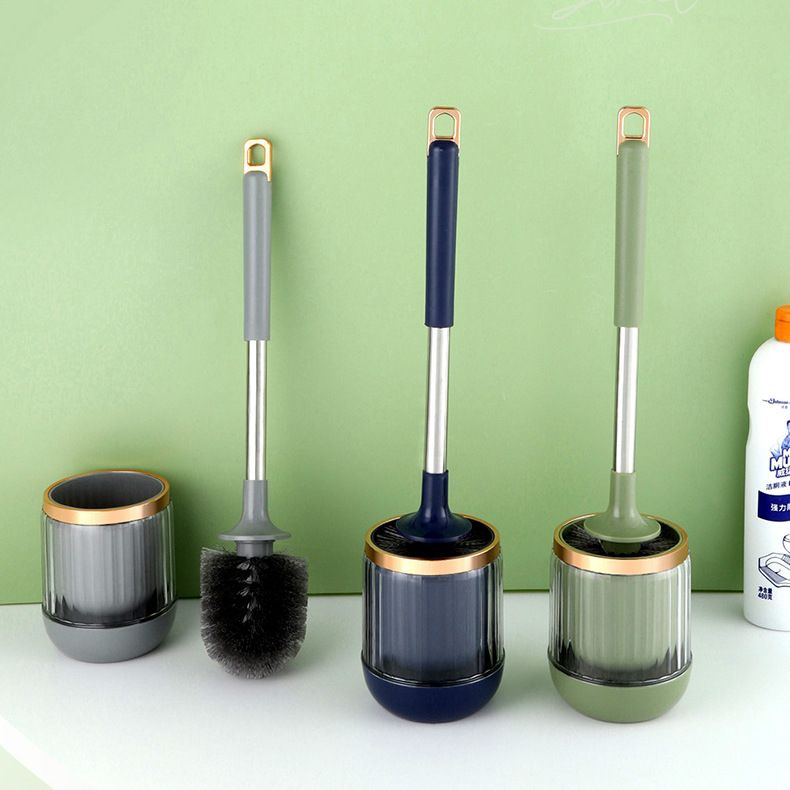 Home Toilet Brush Set Creative Non Perforated Toilet Washing Brush New Long Handle No Dead Angle Cleaning Brush