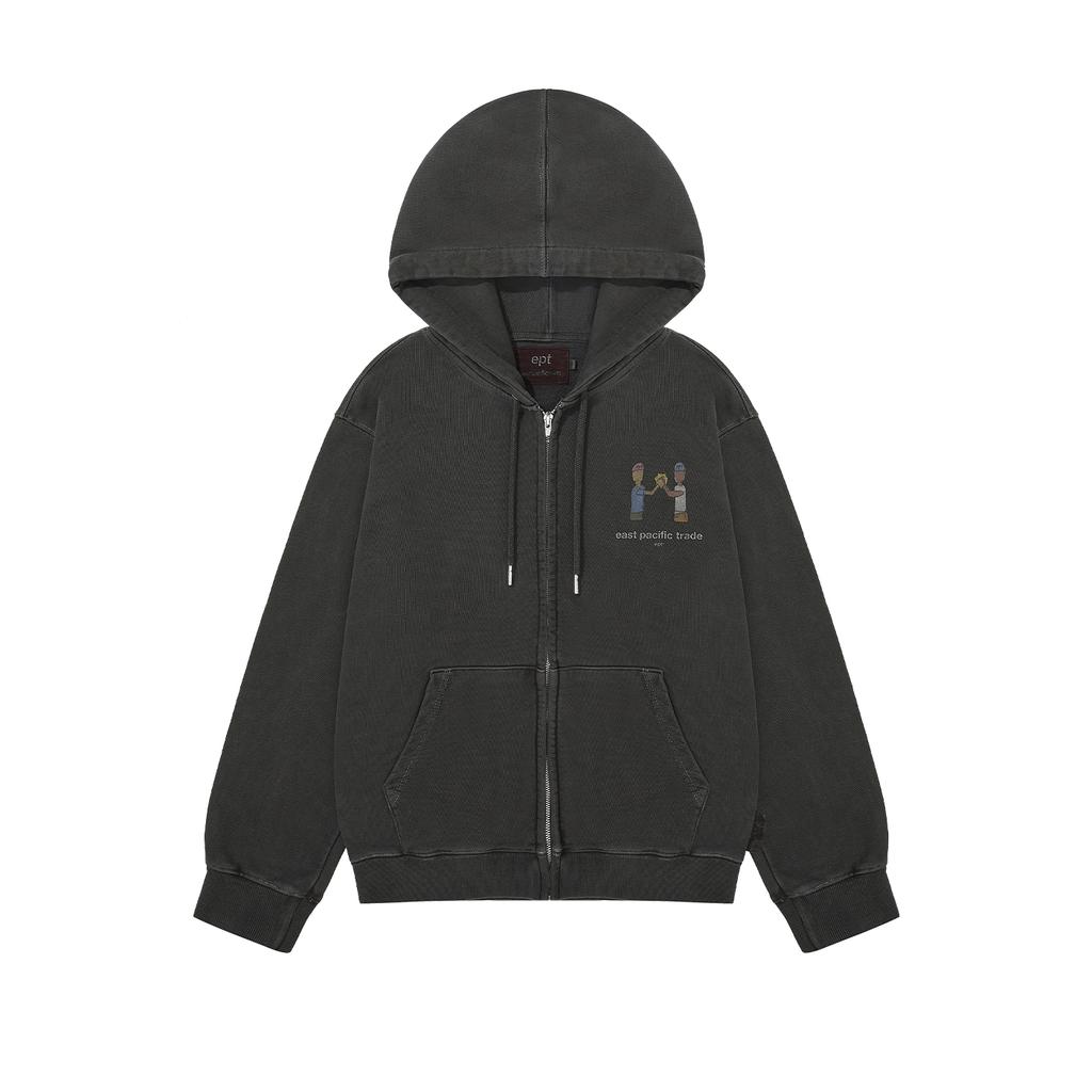 Ept Bbq Zipup Hoodie (Charcoal)