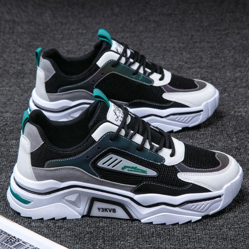 Men's Shoes Breathable All-match Mesh Sports And Leisure Youth Increased Daddy Shoes