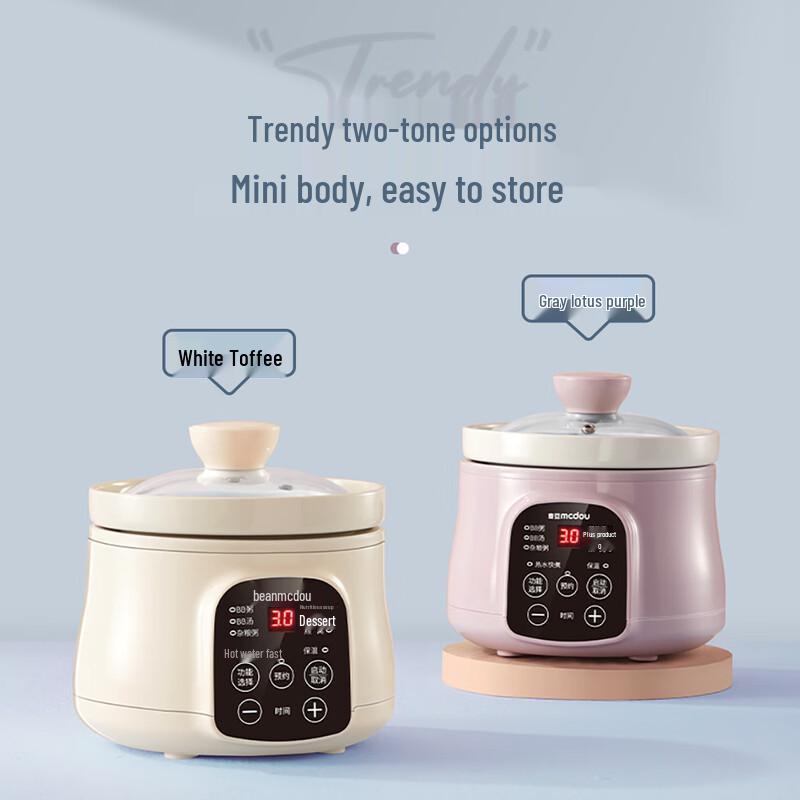 Sanjiaolong Mini Ceramic Electric Stew Pot