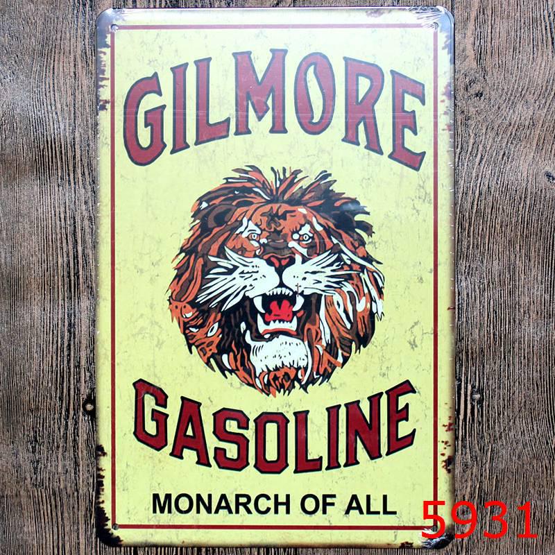 Retro Car Repair Shop Tin Sign for Bar or Living Room Decor
